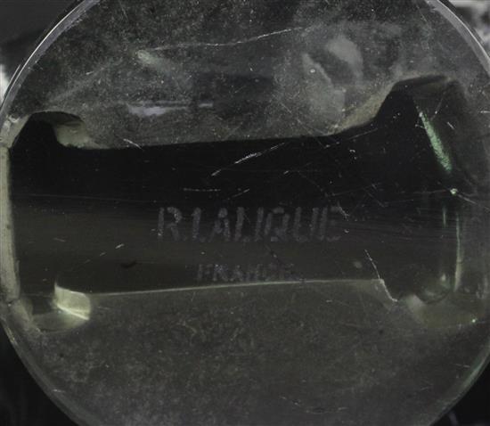Sanglier/Wild Boar. A glass mascot by René Lalique, introduced on 3/10/1929, No.1157 Height 6.7cm.